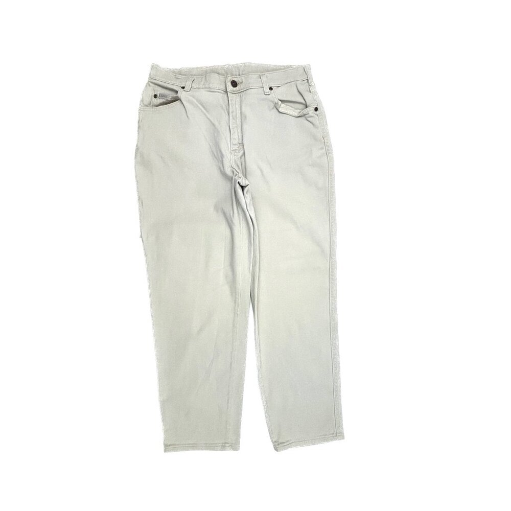 Lee‎ straight Leg Women's size 14P Cream Beige Denim Jeans